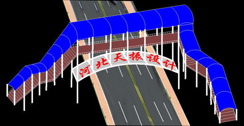 一種新型過街天橋